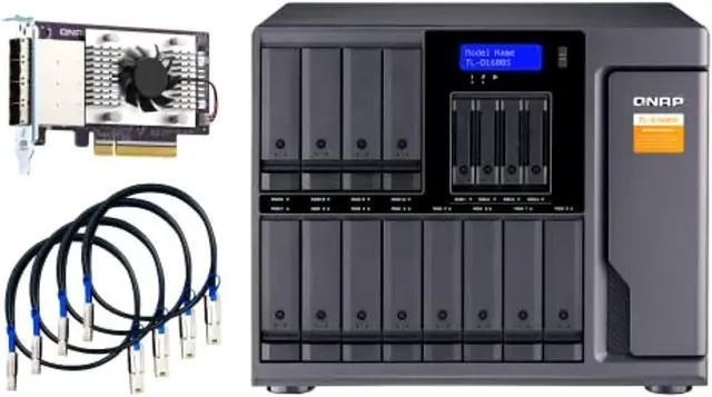 Alt view image 7 of 9 - TL-D1600S-US QNAP 16-bay desktop SATA JBOD expansion unit