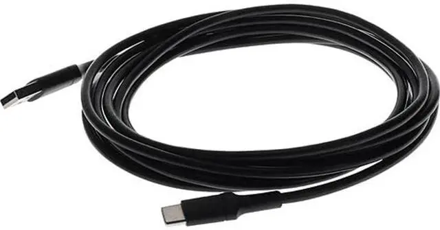 Alt view image 6 of 9 - AddOn 9.8ft USB-C to USB 2.0 A MM Sync and Charge Black Cable USBC2USB3MB