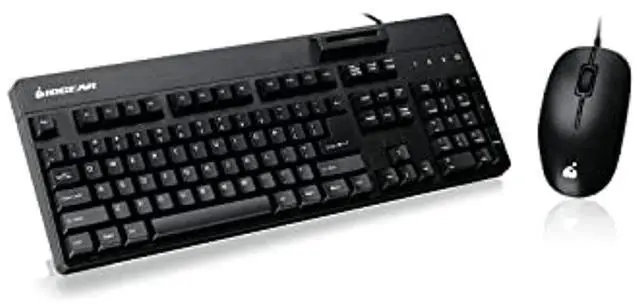 Main image of IOGEAR TAA-Comp Keyboard Built In CAC Reader Mouse GKBSR202TAAKIT