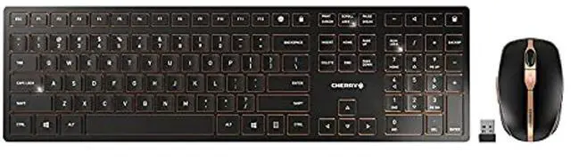 Alt view image 6 of 14 - CHERRY DW 9100 SLIM Rechargeable Wireless Desktop