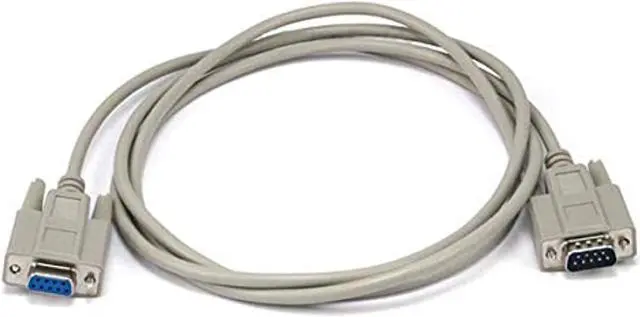 Alt view image 4 of 5 - Monoprice 6ft DB9 (DE9) M/F Molded Cable