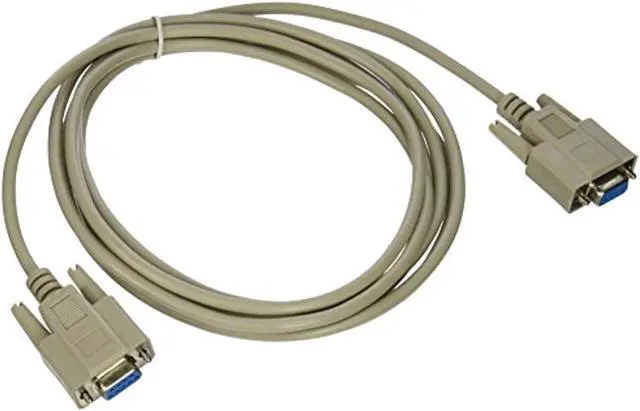 Alt view image 10 of 10 - Monoprice 10ft Molded DB9 Female/Female Serial Cable