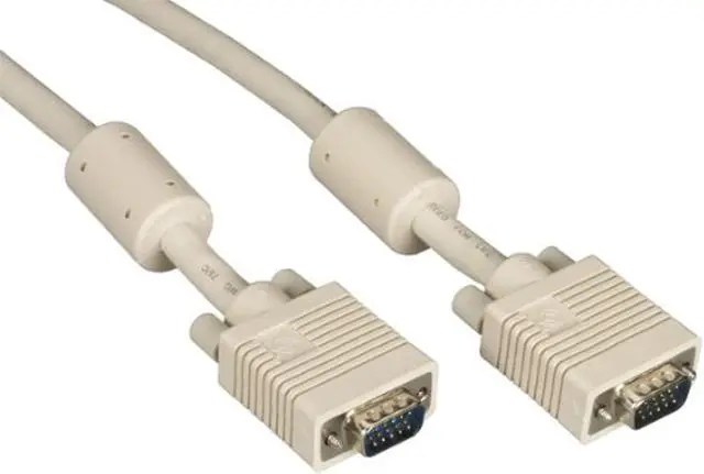 Alt view image 10 of 12 - Black Box EVNPS06B-0050-MM VGA Video Cable Ferrite Core - Male/Male, Black, 50-ft. (15.2-m)