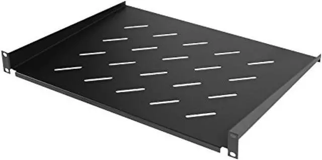 Alt view image 10 of 11 - CyberPower CRA50002 19" 1U Fixed Shelf Cantilever Carbon Rack Shelf