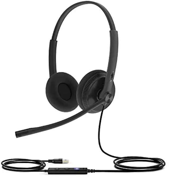 Alt view image 10 of 12 - Yealink YEA-UH34-LITE-DUAL-TEAMS Lite Dual Teams USB wired headset