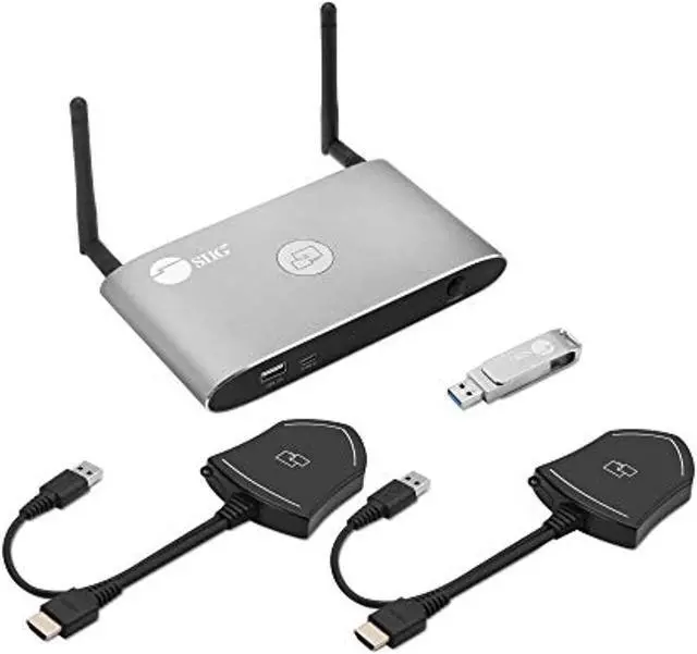 Alt view image 13 of 20 - SIIG AC CEH26611S1 Dual View Wireless Media Presentation Kit White Box
