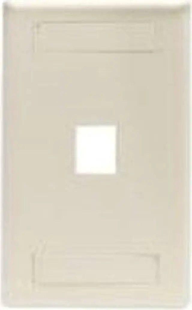 Alt view image 3 of 3 - Black Box GigaStation2 1 Socket Network Faceplate