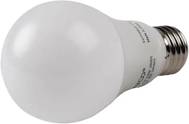 Alt view image 4 of 4 - Satco 29837 - 9.8A19/OMNI/220/LED/35K  S29837 A19 A Line Pear LED Light Bulb