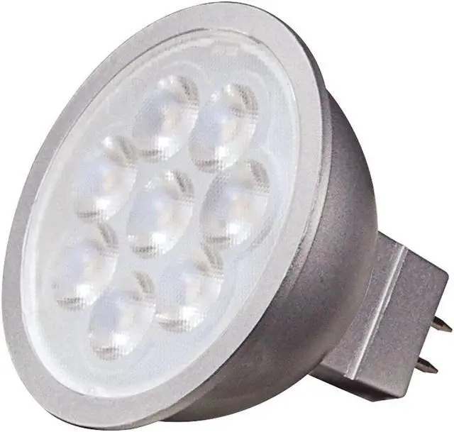 Alt view image 5 of 5 - Satco 6.5w LED MR16 Expanded Line 3000K FL40 GU5.3 Base 12v - 35w-equiv