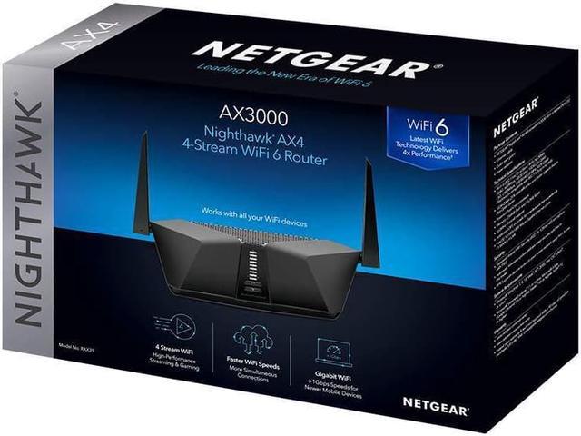 Routeur WiFi NETGEAR Nighthawk AX4 4 flux AX3000 RAX36S-100PAS