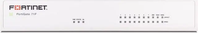 Main image of Fortinet FortiGate FG-71F-BDL-950-36 Hardware, Plus 3 Year FortiCare Premium & FortiGuard Unified Threat Protection (UTP)
