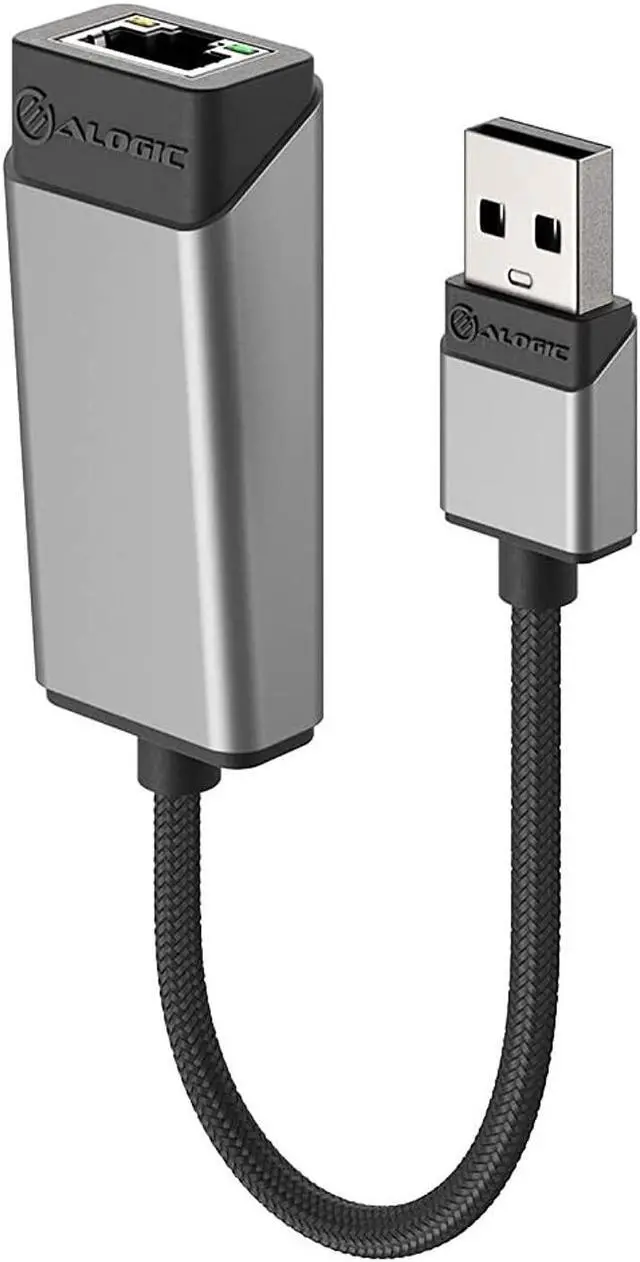 Alt view image 3 of 3 - ALOGIC Ultra USB-A Male to RJ45 Gbit Ethernet Female Adapter ULAGESGR