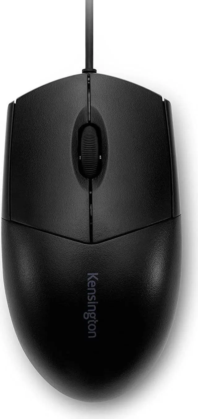 Alt view image 11 of 14 - Kensington Pro Fit Wired Washable Mouse - Rugged - Optical - Cable - Black - USB Type A - 1600 dpi - Scroll Wheel - 3 Button(s) - Symmetrical