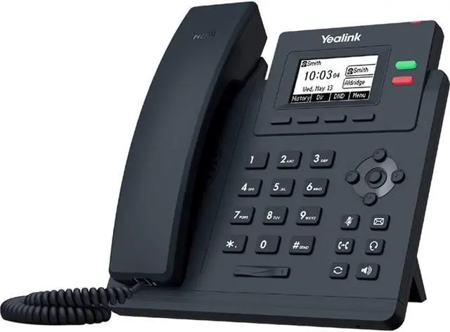Main image of yealink sip-t31g ip phone - corded - corded - wall mountable - classic gray