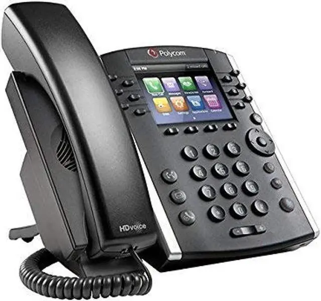 Main image of polycom vvx 410 12-line desktop phone (power supply included)