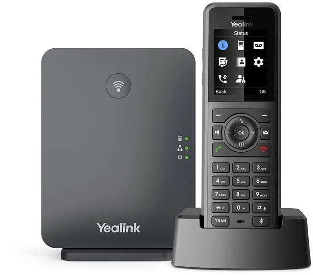 Main image of yealink w77p - 1302027 dect ip phone system - w57r handset + w70b base