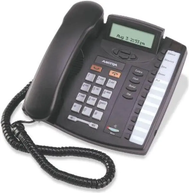 Alt view image 3 of 3 - aastra 9116lp corded phone with caller id/call waiting