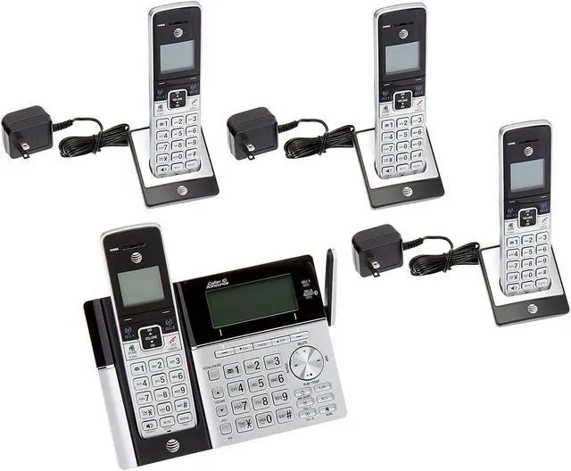 Main image of AT&T ATT-TL96423 dect_6.0 4-Handset Landline Telephone, Silver
