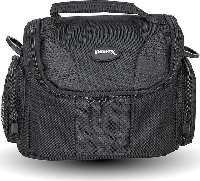 Alt view image 6 of 6 - Medium Soft Padded Digital SLR camera Travel case/Bag with clip-on Detachable and Adjustable Strap for Nikon D3000, D3100, D3200, D3300, D3400, D5000, D5100, D5200, D5300, D5500, D5600 DSLR cameras