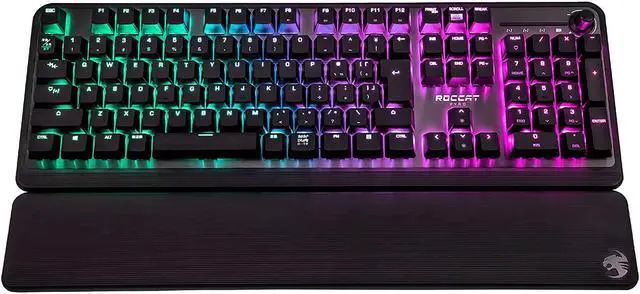 Alt view image 8 of 8 - ROCCAT Pyro Mechanical RGB Gaming Keyboard Linear (Red Axis) JP Japanese Arrangement German Design ROC-12-627