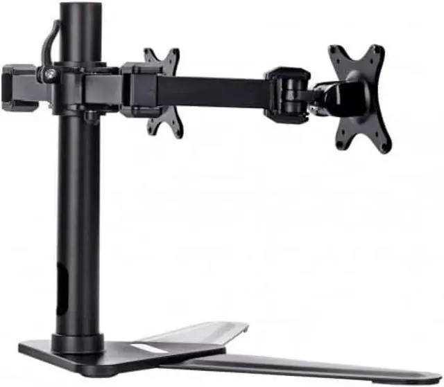 Alt view image 3 of 6 - Iiyama DS1002D-B1 - Stand for 2 monitors (adjustable arm) - black - screen size: 10"-30" - desktop stand - for ProLite E