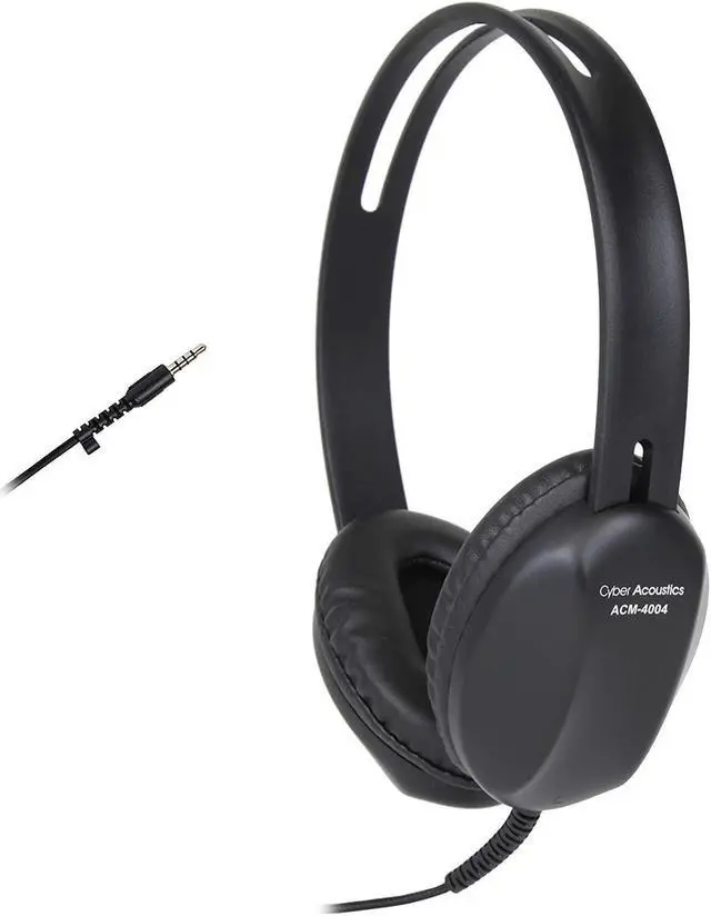 Alt view image 14 of 14 - Cyber Acoustics ACM-4004 Stereo Headphones