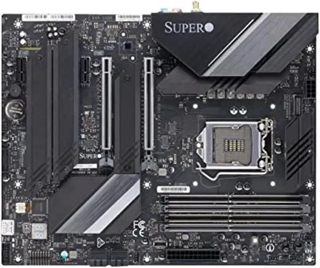 Alt view image 10 of 10 - SUPERMICRO MBD-C9Z590-CG-O LGA 1200 Intel Z590 ATX Intel Motherboard