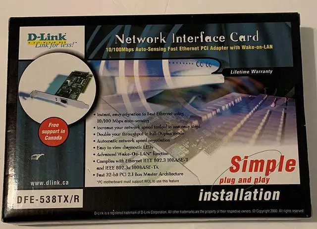 Alt view image 6 of 6 - D-Link Network Adapter