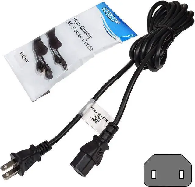 Alt view image 4 of 4 - HQRP 10ft AC Power Cord for Denon AVR-3310CI AVR-3311CI AVR-3312CI AVR-3313CI AVR-3805 AVR-3806 AV Surround Receiver Mains Cable + HQRP Coaster