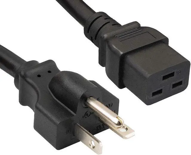 Main image of cable leader 12 awg 20a 250v power cord- nema 6-20p to iec 320 c19 (3ft)