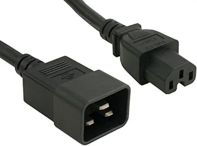 Main image of cable leader 14 awg 15a 250v power cord (iec 320 c20 to iec 320 c15) ul listed (8 foot (1 pack))