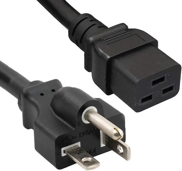 Main image of cable leader 12 awg 20a 125v power cord nema 5-20p to iec 320 c19 (3ft)