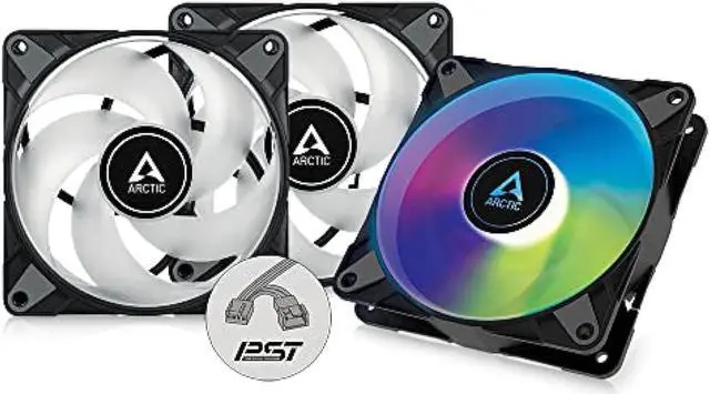 Alt view image 11 of 17 - ARCTIC ACFAN00232A P12 PWM PST A-RGB (3 Pack) 120 mm PWM case Fan Optimized for Static Pressure 2000 RPM 3 pin Black