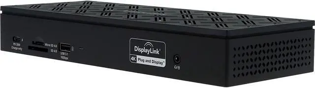 Alt view image 11 of 20 - VisionTek VT8000 Quad Display 4k USB 3.0 & USB-C Docking Station with 100W Power Delivery - for Notebook - 100 W - USB Type C - 4 Displays Supported - 4K - 4096 x 2160 - 4 x USB 3.0 - USB Type-C ...