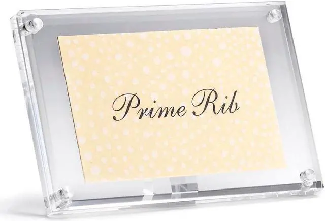 Alt view image 3 of 3 - TABLECRAFT A362 Card Holder, Rectangle, 4x1-1/4x2-1/2