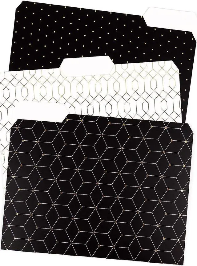 Alt view image 2 of 2 - Fashion File Folders 1/3-Cut Tabs: Assorted Letter Size Assorted Colors 24/Box 4150U0112