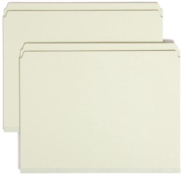 Alt view image 7 of 7 - Smead Manufacturing Company SMD13200 Folder- Straight Tab Cut- 9-.50in.H- Letter-Size- Gray