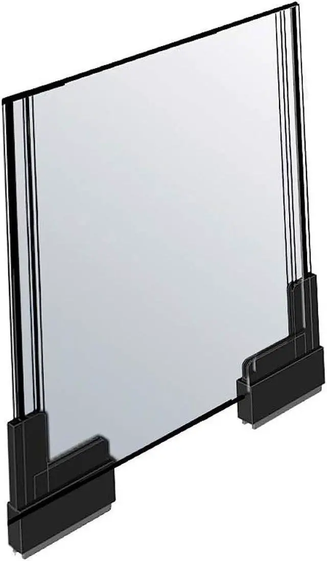 Main image of azar displays 109902 two sided magnetic boot acrylic sign holder, 8.5" x 11" pack of 2
