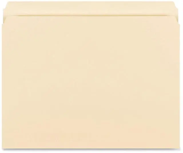 Alt view image 8 of 8 - Business Source Straight-Cut 1-ply Tab Heavyweight File Folders - Letter - 8 1/2" x 11" Sheet Size - Straight Tab Cut -