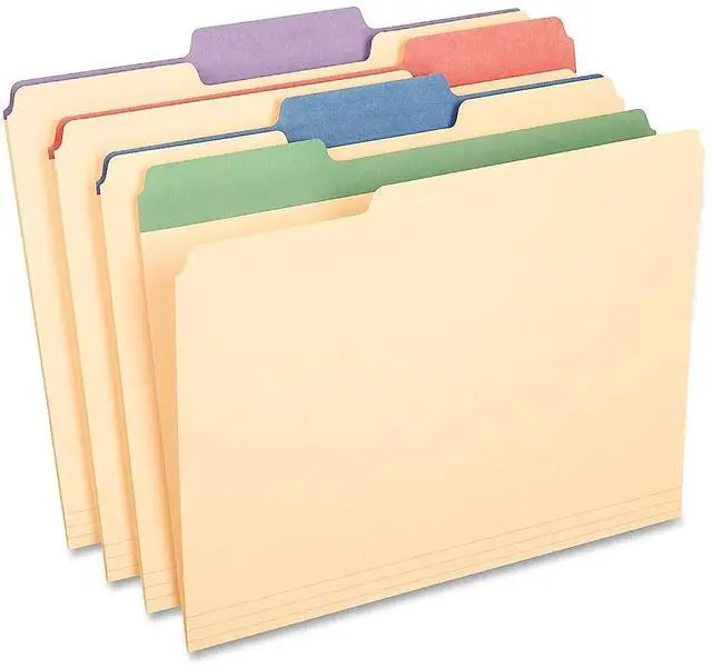 Alt view image 18 of 20 - Pendaflex Color Tab File Folders 1/3 Cut 3/4" Exp. Letter 50/BX 84101
