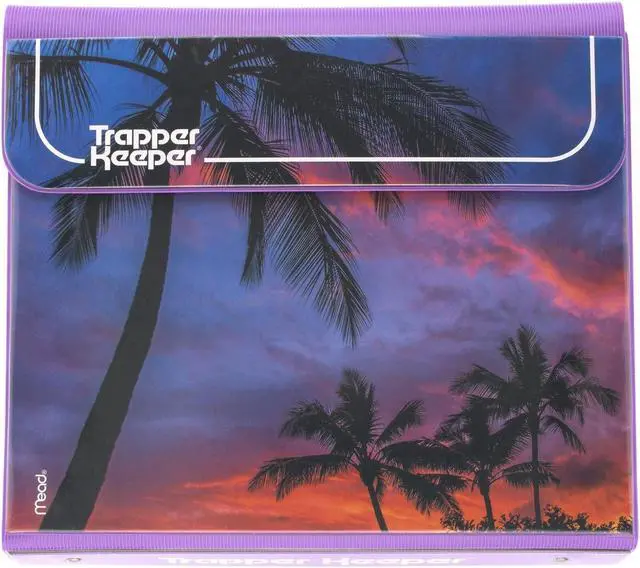 Main image of Trapper Keeper Binder, Retro Design, 1 Inch Binder Palm Trees 260038FDE1-ECM