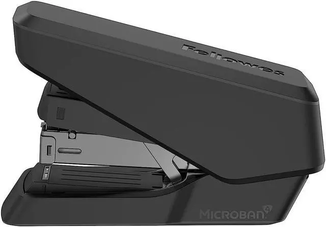 Main image of Fellowes LX860 EasyPress Half Strip One Touch Desk Stapler 40 Sheet Cap Black