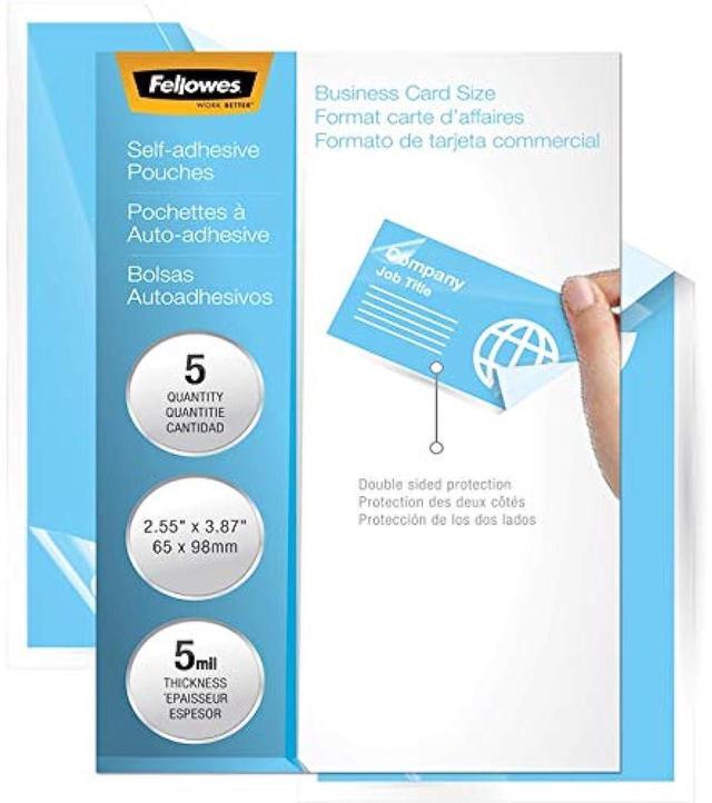 Alt view image 14 of 16 - Fellowes Laminating Pouches 5 2-7/8x4-1/8`` 5220701