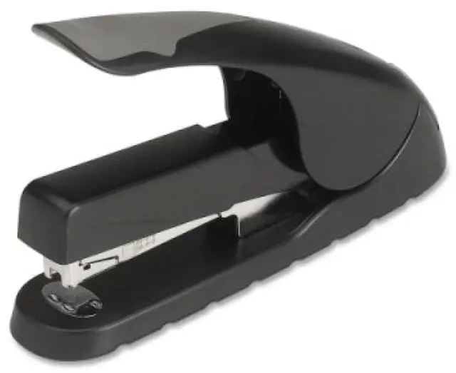 Alt view image 5 of 5 - Business Source Full Strip Stapler Anti-slip 210 Capacity Black/Gray 62885