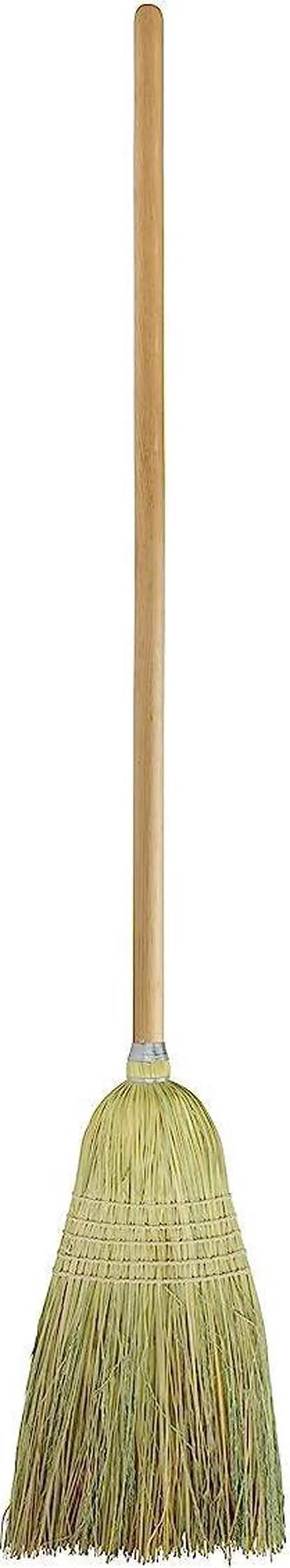 Alt view image 8 of 8 - Genuine Joe Lobby Blend Broom 11" W 56" Handle Natural 58563