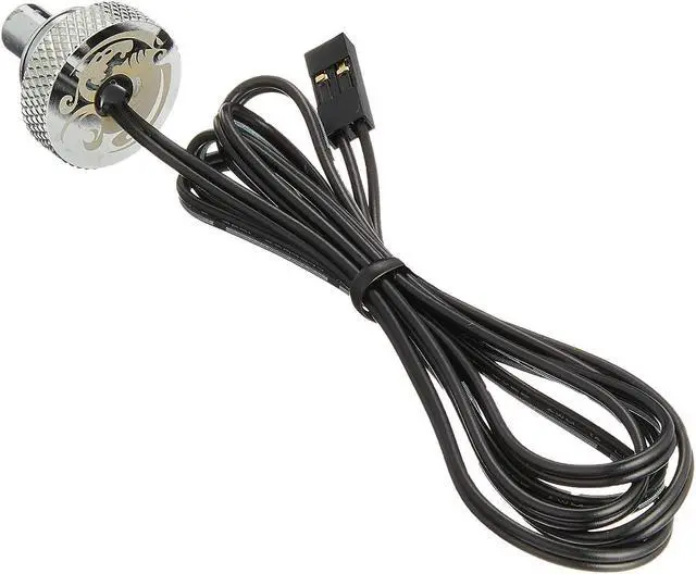 Alt view image 4 of 4 - Bitspower G1/4" Temperature Sensor Stop Fitting, Silver Shining
