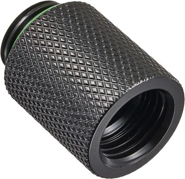 Alt view image 16 of 16 - Bitspower BP-MBWP-C61 G1/4" Matt Black IG1/4" Extender-20MM