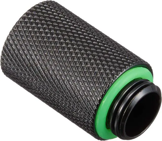 Alt view image 10 of 10 - Bitspower G1/4" Male to Female Extender Fitting, 25mm, Matte Black