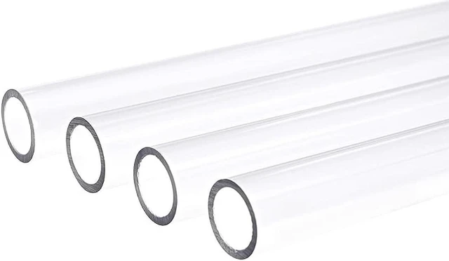 Alt view image 5 of 5 - Alphacool Eisrohr PETG HardTube 10mm ID, 13mm OD, 80cm, Clear, 4-pack