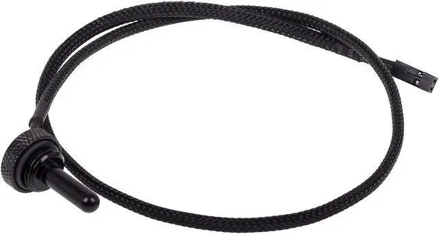 Alt view image 6 of 9 - Alphacool G1/4" Eiszapfen Temperature Sensor Plug, Deep Black